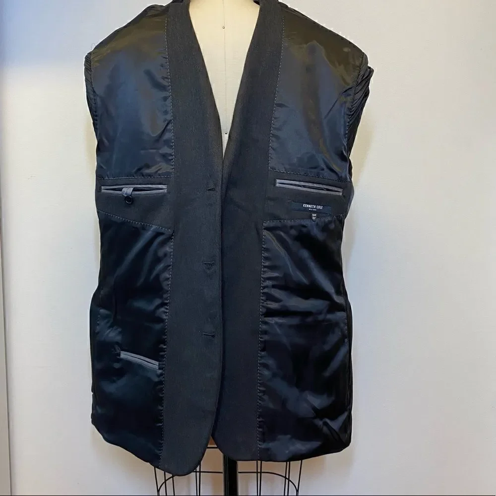 Kenneth Cole reaction slim fit performance blazer sport Coat XL💜
